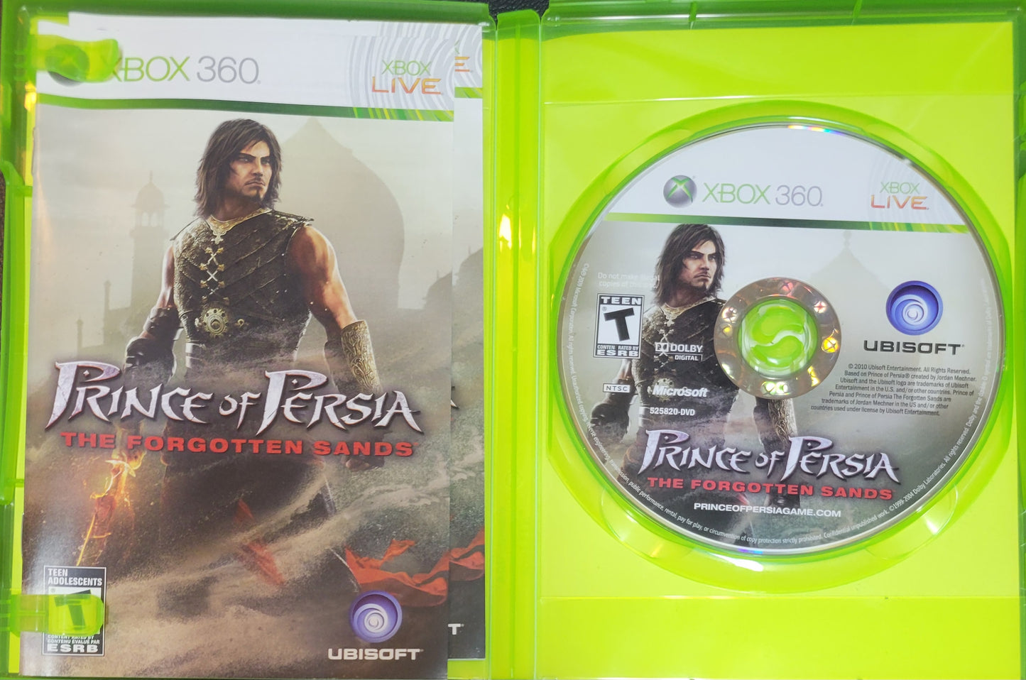 Prince of Persia: The Forgotten Sands – Microsoft Xbox 360 CIB – Clean Disc – RE-SEALED (2010)