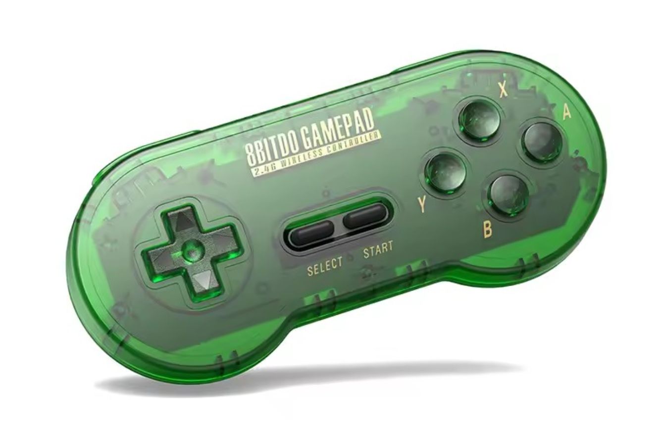 8BitDo SN30 Wireless Gamepad for Original SNES (Super Nintendo) | Multiple Colors | Wireless Controller | Includes Receiver