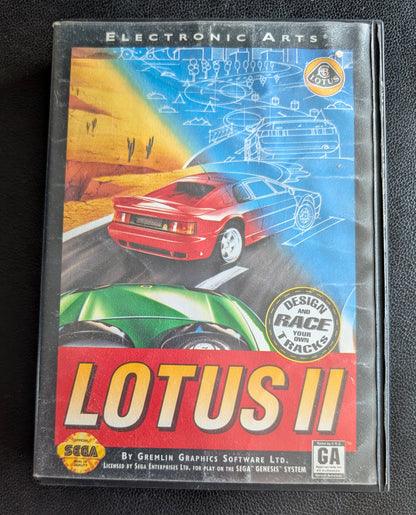 Lotus II - Boxed CIB (Sega Genesis) | 1991 | Racing / Driving