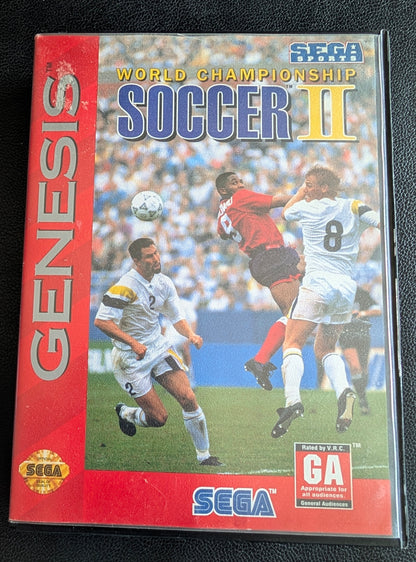 World Championship Soccer 2 - Boxed CIB (Sega Genesis) | 1994 | Sports / Soccer