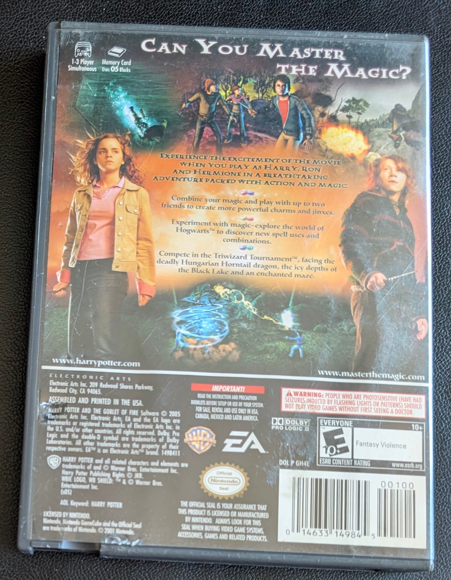 Harry Potter and the Goblet of Fire (2005) - CIB Nintendo GameCube | RE-Sealed
