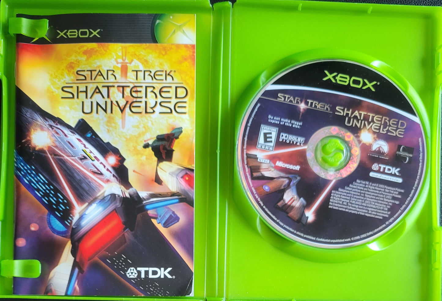 Star Trek Shattered Universe (CIB) OG Microsoft XBOX  Pre-Owned Great Shape Tested & Working CLEAN DISC