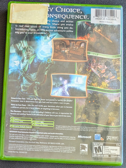 Fable (2004) - CIB Original Xbox | RE-Sealed