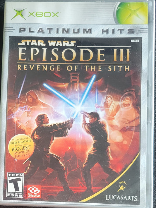 Star Wars 3: Revenge Of The Sith *PH* - (CIB) OG Microsoft XBOX  Pre-Owned Great Shape Tested & Working CLEAN DISC