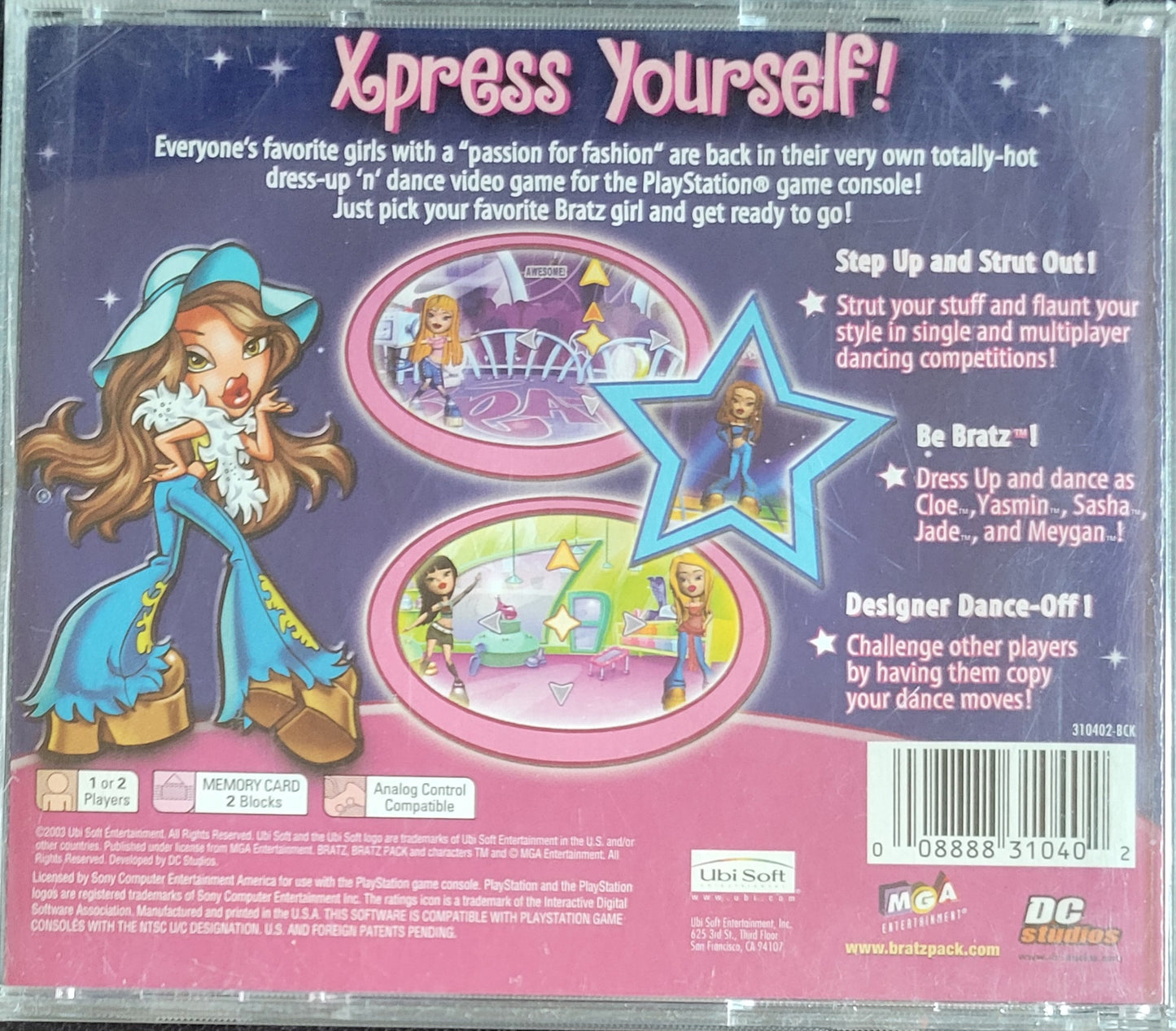 Bratz – Sony PlayStation 1 PS1 CIB – Re-Sealed (2002)