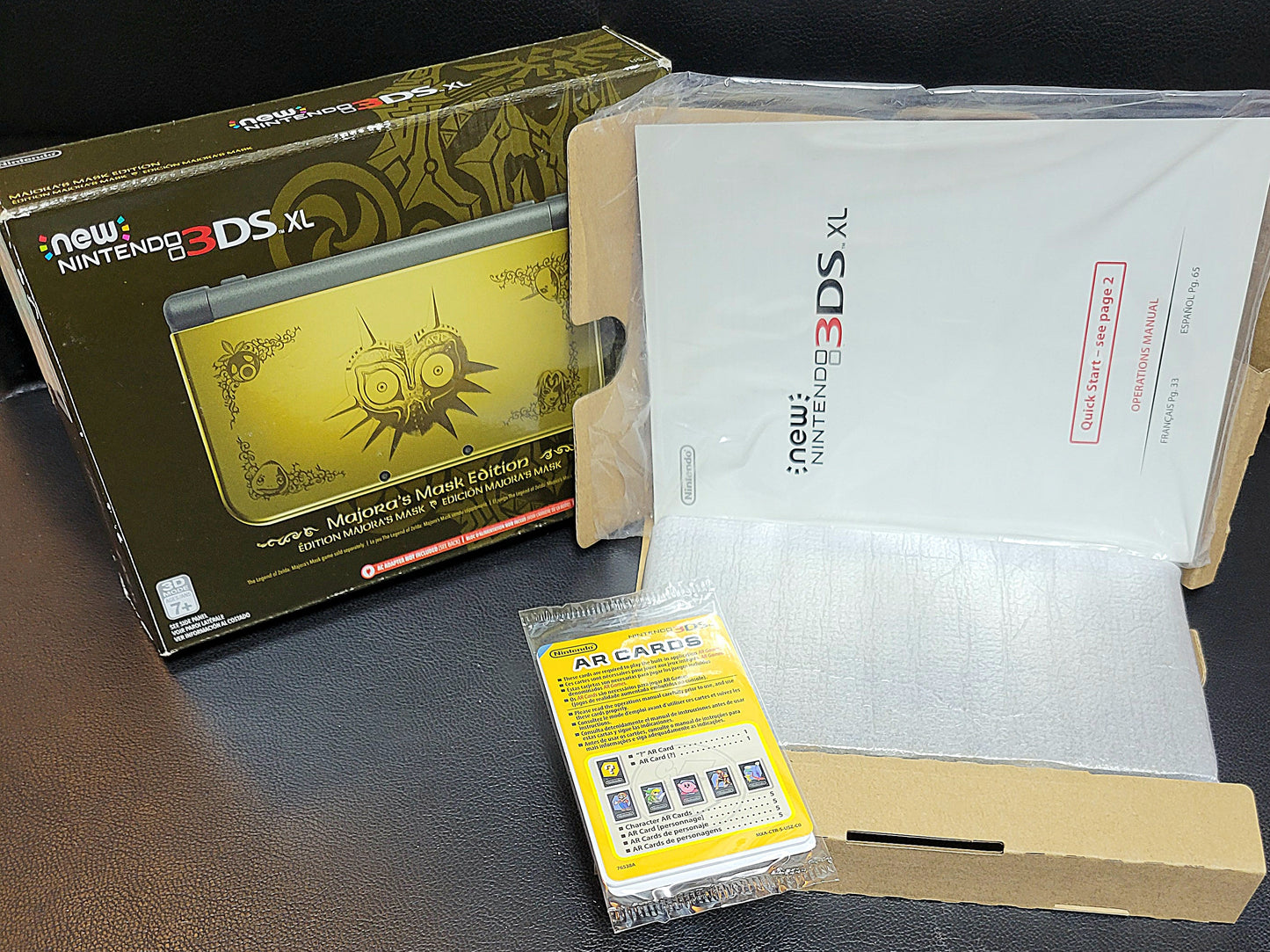 ZELDA Majora's Mask Edition 3DS XL FACTORY CIB Open Box Condition!