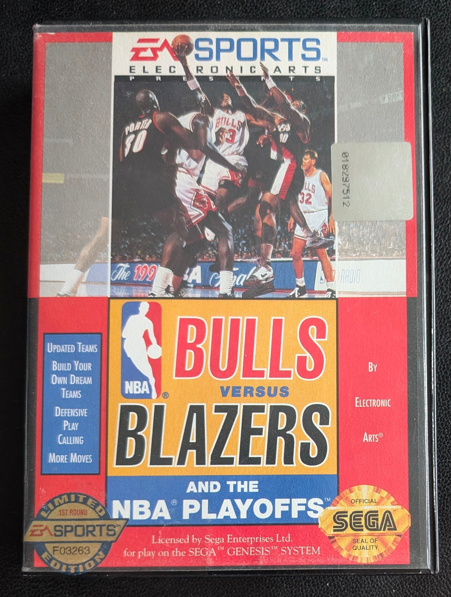 Bulls Versus Blazers - CIB (Sega Genesis) | 1992 | Sports / Basketball