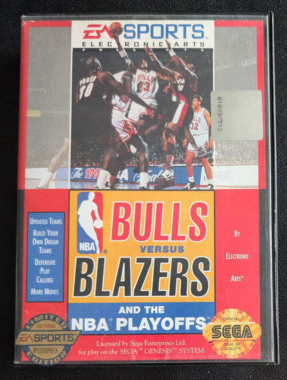 Bulls Versus Blazers - CIB (Sega Genesis) | 1992 | Sports / Basketball