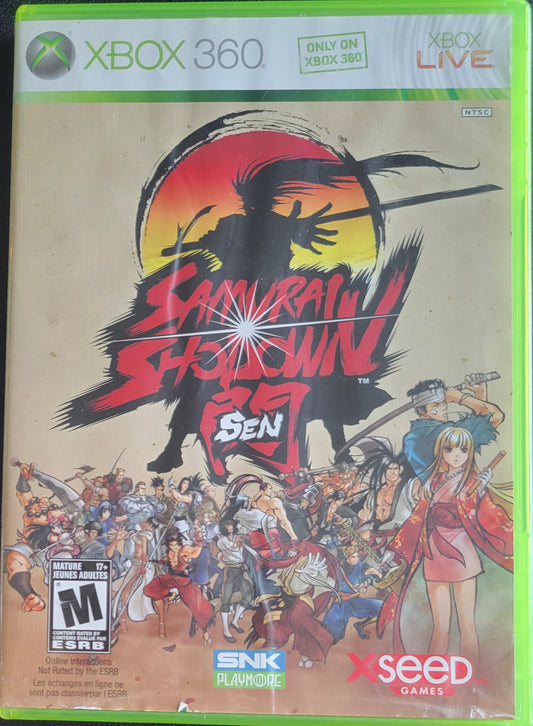 Samurai Shodown Sen - (CIB) - Microsoft XBOX 360 - Pre-Owned Like New CLEAN DISC