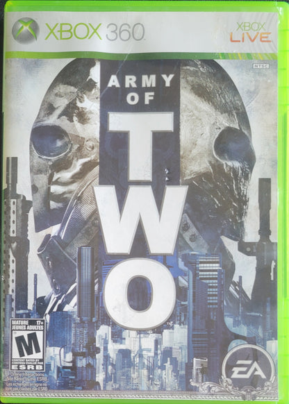 Army Of Two 1 & 2 - (CIB) - Microsoft XBOX 360 - Pre-Owned Like New CLEAN DISC