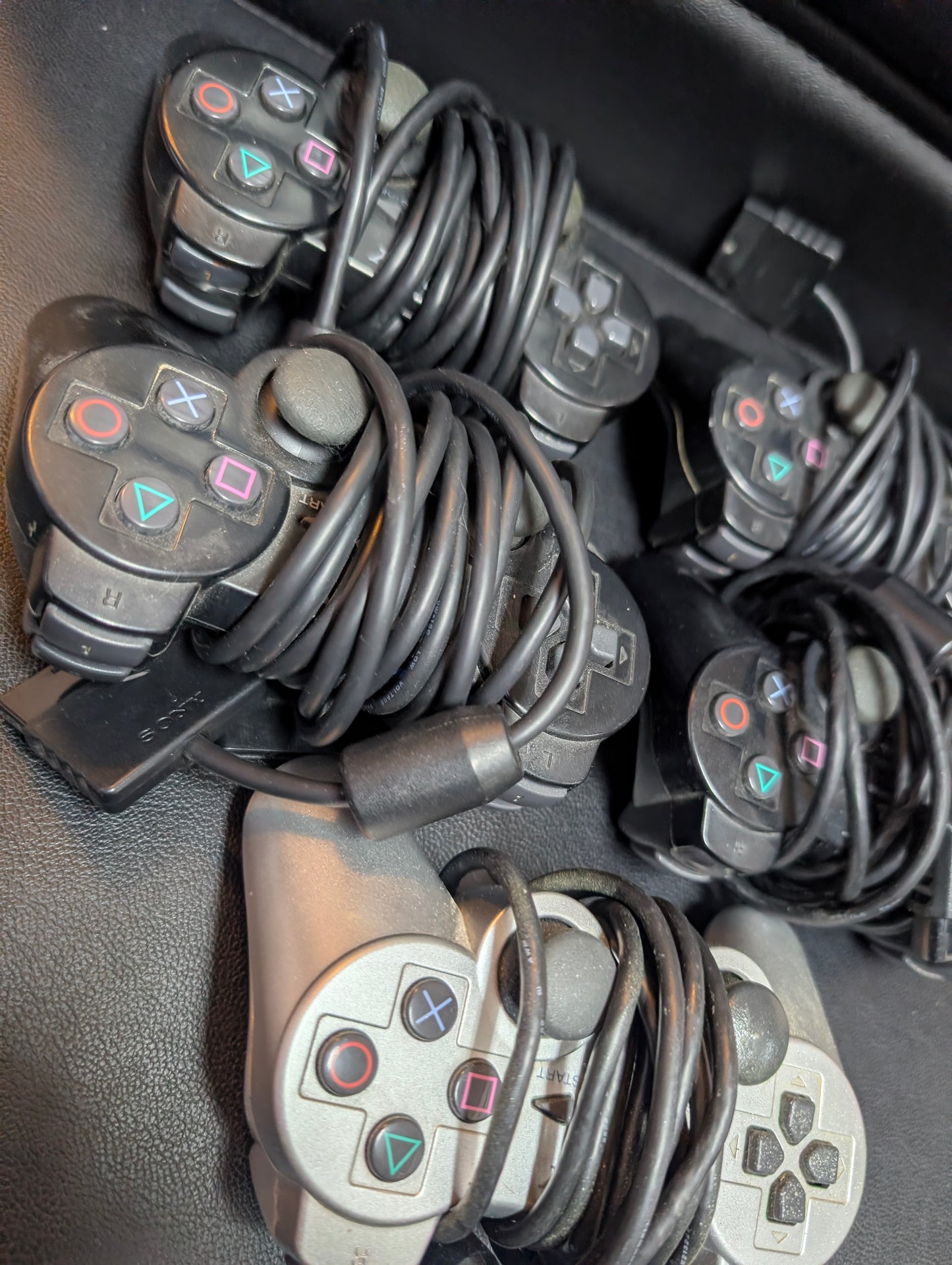 Official Sony PlayStation 2 Controllers CIB | Original DualShock 2 | Blue Black or Silver | Cleaned & Tested