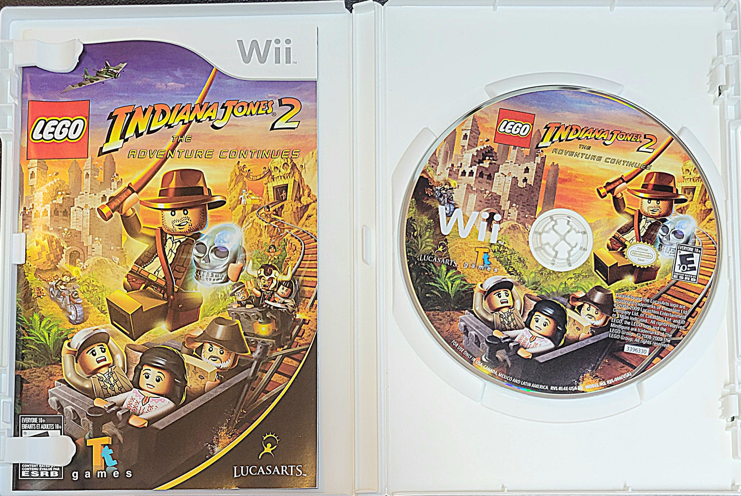 Lego Indiana Jones 2: The Adventure Continues – Nintendo Wii CIB – RE-SEALED + Like New