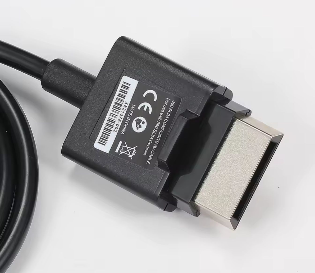 Xbox 360 AV Cable (Aftermarket) | Black or Gray | Replacement Audio Video Cable