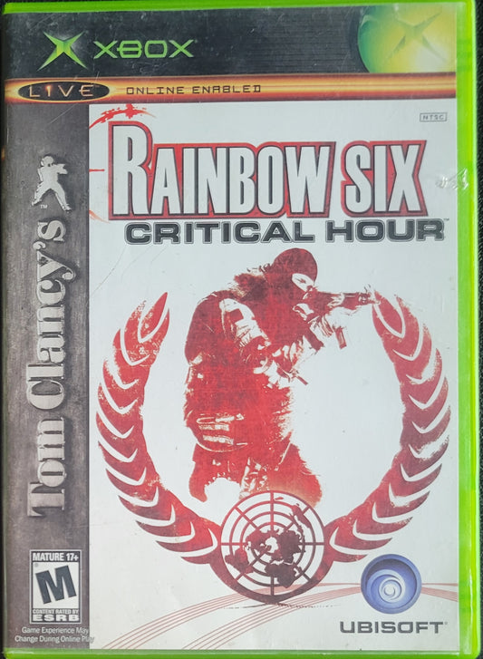 Rainbow Six Critical Hour - (CIB) OG Microsoft XBOX  Pre-Owned Great Shape Tested & Working CLEAN DISC