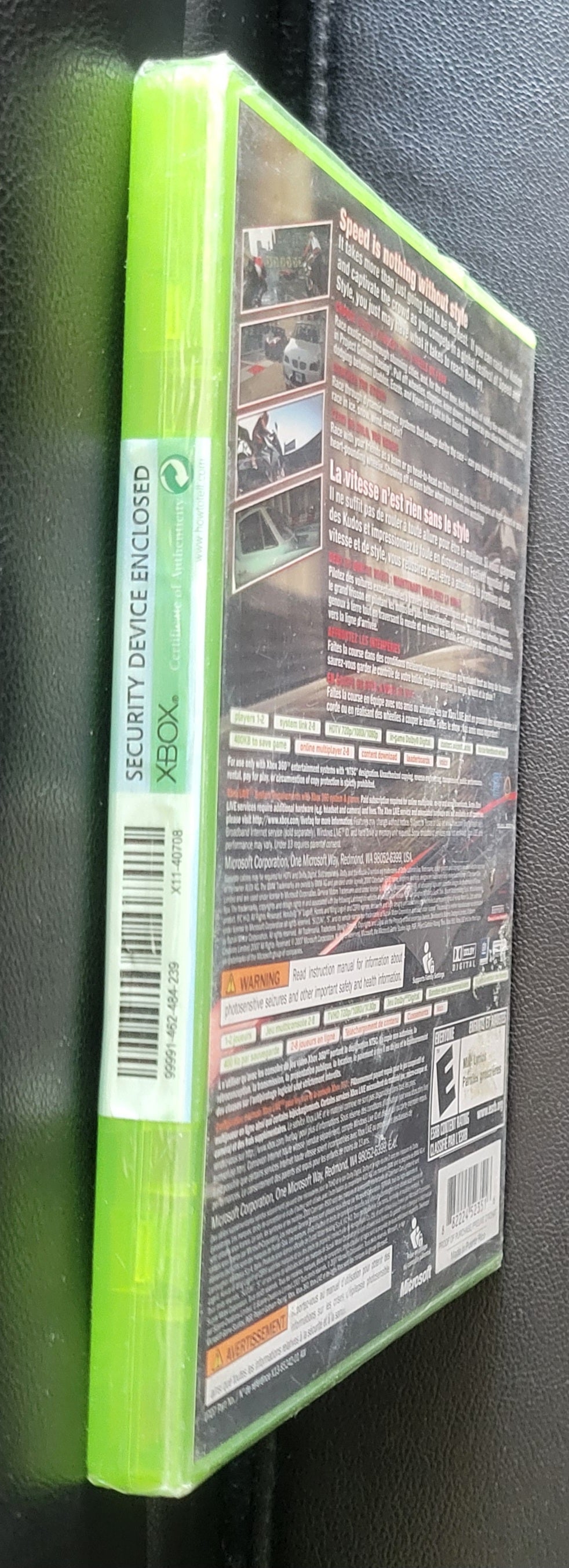 SEALED Project Gotham Racing 4 - (NEW) - Microsoft XBOX 360 - GREAT SHAPE