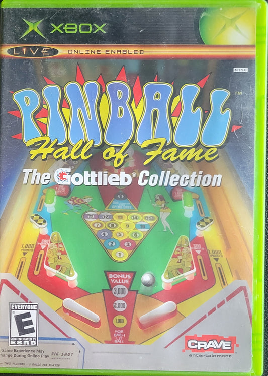 Pinball Hall Of FameThe Gottlieb Collection - (CIB) OG Microsoft XBOX  Pre-Owned Great Shape Tested & Working CLEAN DISC