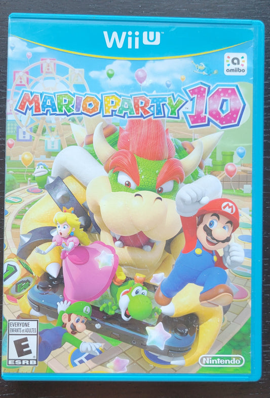 Mario Party 10 - Nintendo - Wii U - Entertainment System CIB *CRACKED DISC*