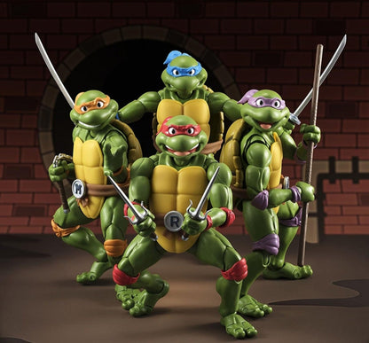 SHF Series Teenage Mutant Ninja Turtles Action Figure Based On 1990 TMNT Film Pvc Accessories Included Box Set 4 To Choose COWABUNGA Dudes!