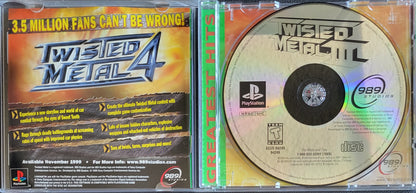Twisted Metal 3 – Sony PlayStation 1 PS1 (1995) – Complete in Box (CIB) – Like New Re-Sealed