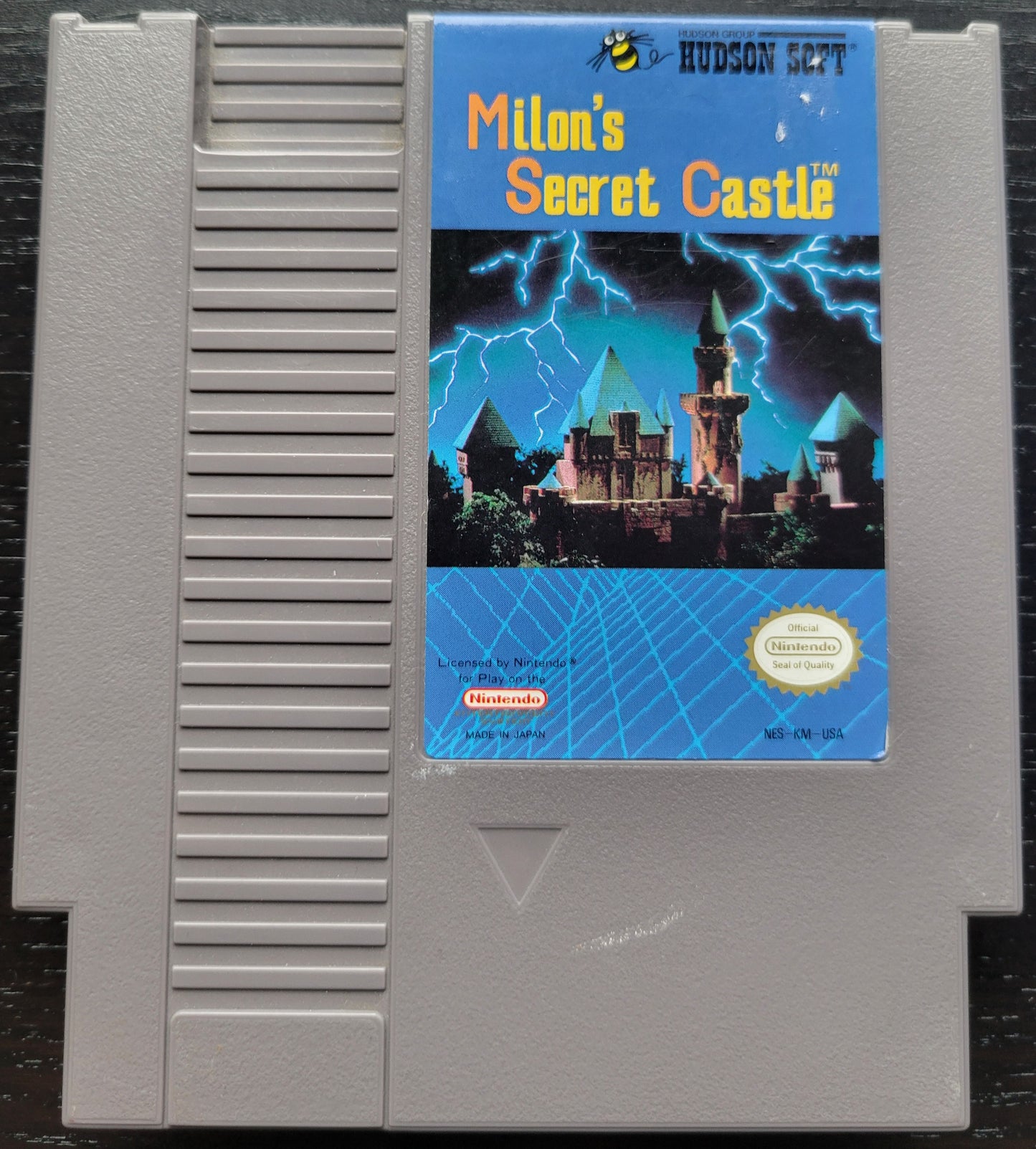 Milon's Secret Castle - NES (1990 Nintendo Entertainment System) 72 Pin 8 Bit Video Game Cartridge + Protector GREAT SHAPE