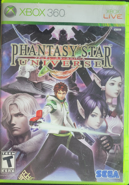 Phantasy Star Universe - (CIB) - Microsoft XBOX 360 - Pre-Owned Like New CLEAN DISC