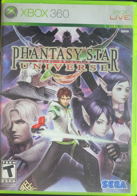 Phantasy Star Universe - (CIB) - Microsoft XBOX 360 - Pre-Owned Like New CLEAN DISC