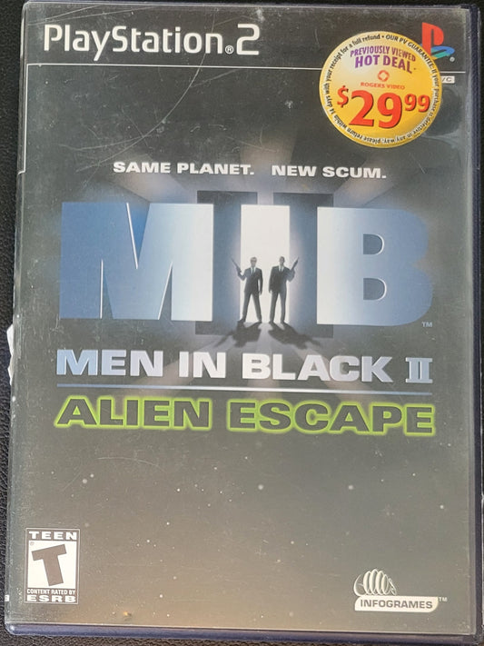 MIB Men In Black 2: Alien Escape - Sony PlayStation 2 PS2 (CIB) Pre-Owned Tested & Working Great Shape!