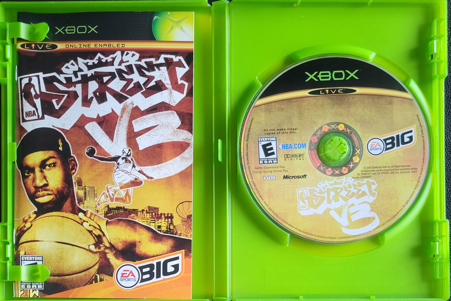 Street V3 - (CIB) OG Microsoft XBOX  Pre-Owned Great Shape Tested & Working CLEAN DISC