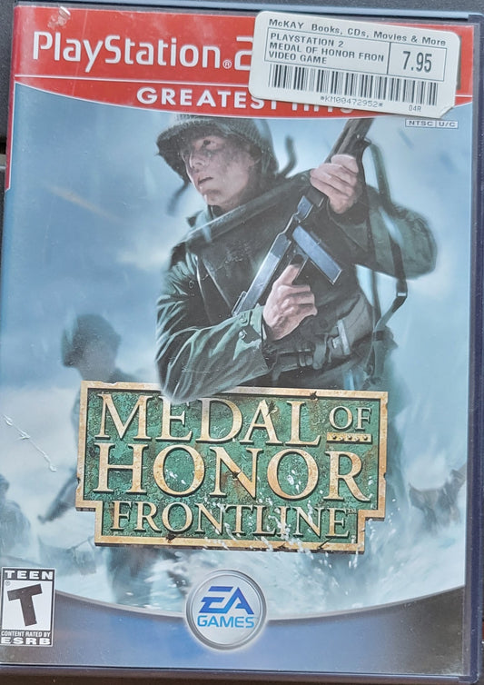 Nice Find * Medal Of Honor: FRONTLINE - Sony PlayStation 2 PS2 CIB Pre-Owned Great Shape! Tested & Working