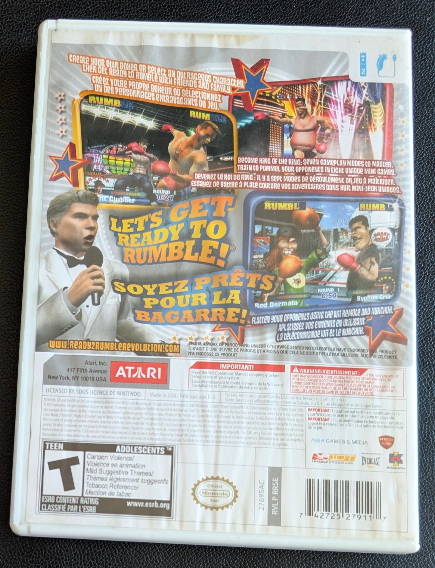 Ready 2 Rumble Revolution (2009) - CIB Nintendo Wii | RE-Sealed