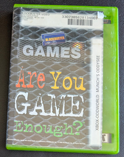 Oddworld: Munch's Oddysee (2001) - CIB Original Xbox | RE-Sealed | Unique Blockbuster Video Store Copy