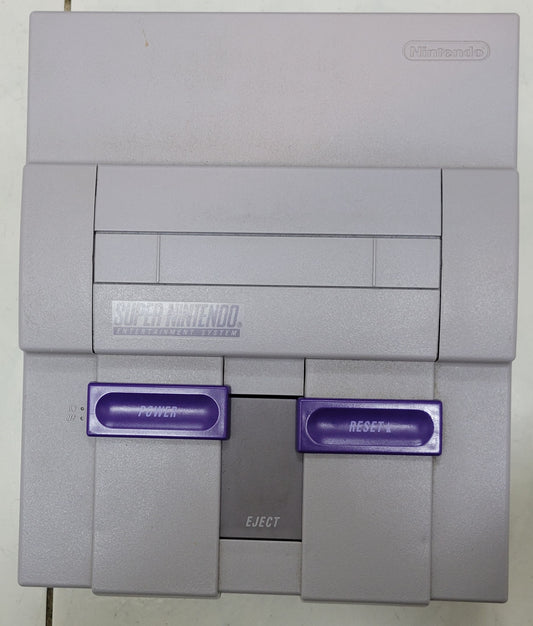 Authentic SNES (Super Nintendo Ent. System) Lot + 1 Controller & Hook Up Cords - 4 Variants