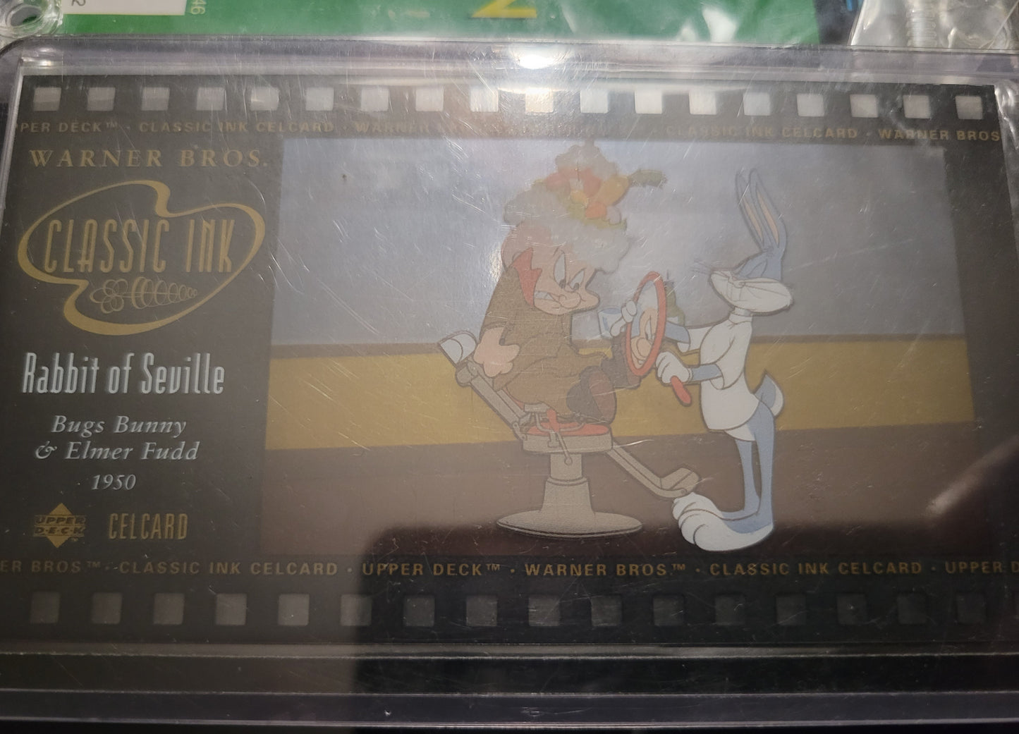 1996 Warner Bros Bugs Bunny & Elmer Fudd 1950 CELL CARD UD Upper Deck