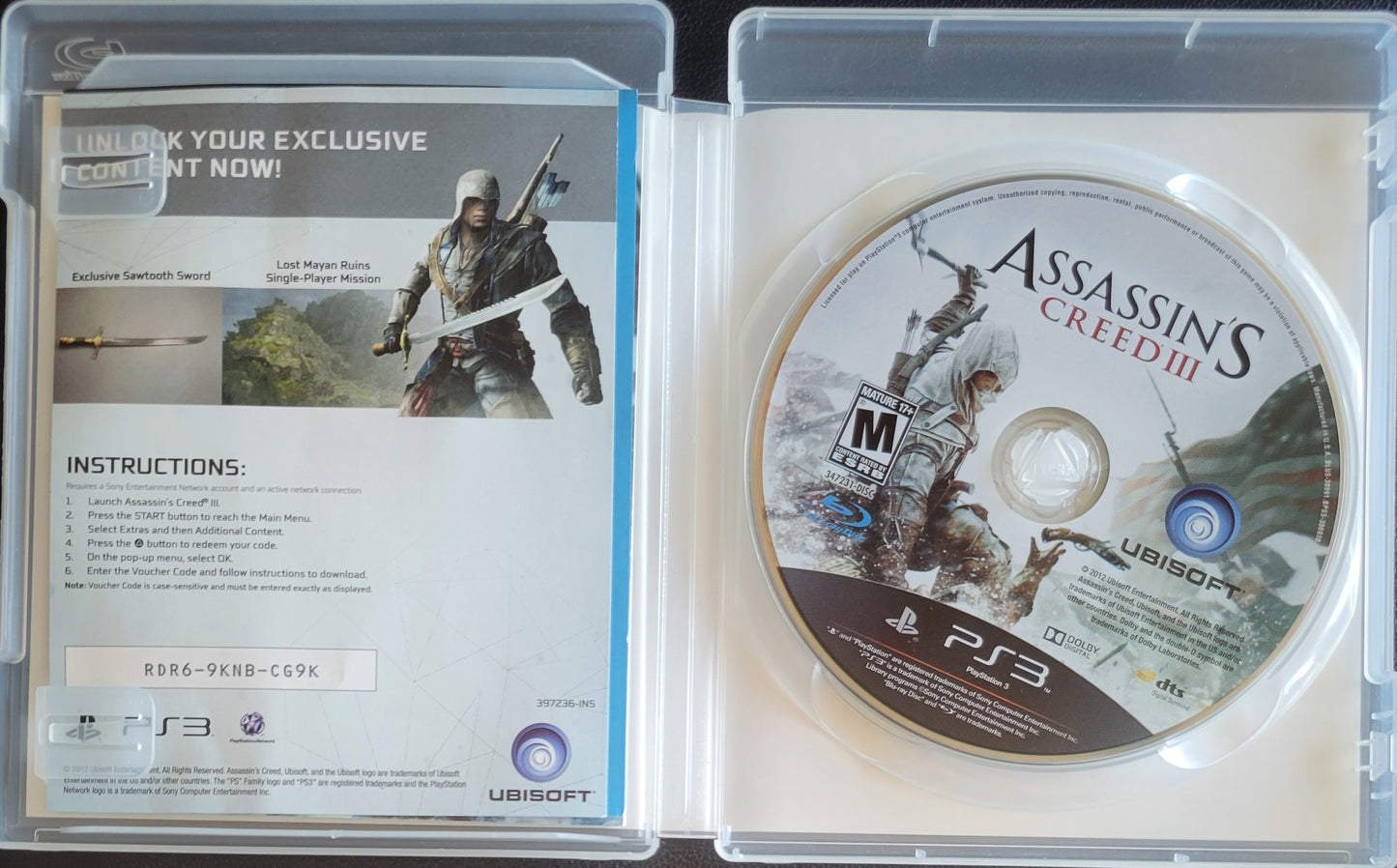 Assassin’s Creed 3 Signature Edition – Sony PlayStation 3 (PS3) | Pre-Owned, Tested & in Great Condition