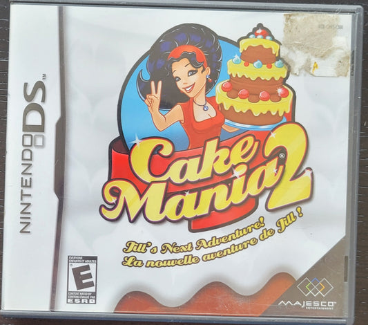 Cake Mania 2 - Nintendo DS 2008 - Handheld Console NTSC Cartridge Only Tested & Working