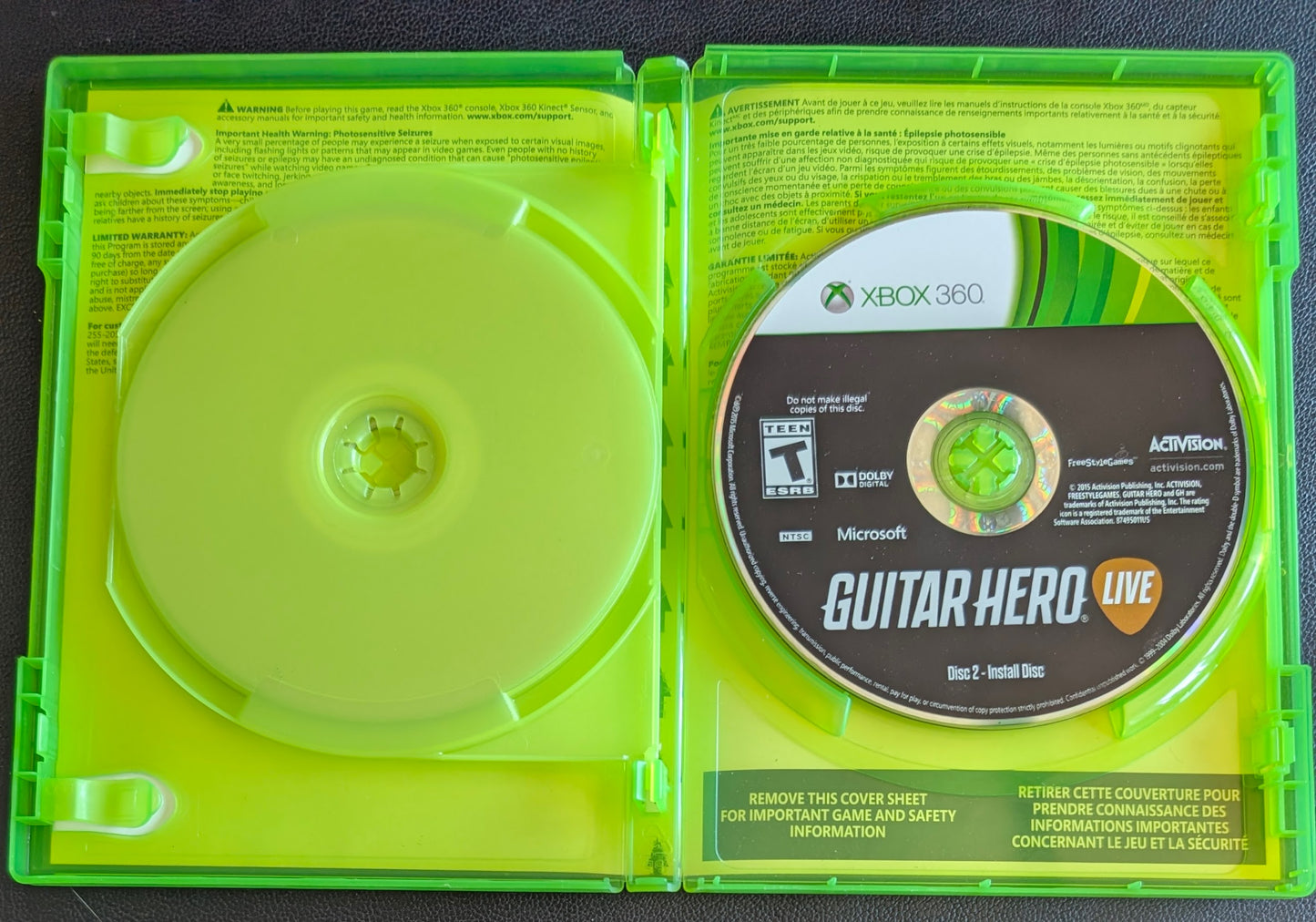Guitar Hero Live (2015) - Xbox 360 | RE-Sealed