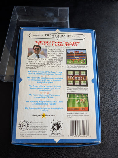 Mike Ditka Power Football - Boxed CIB (Sega Genesis) | 1992 | Sports / Football