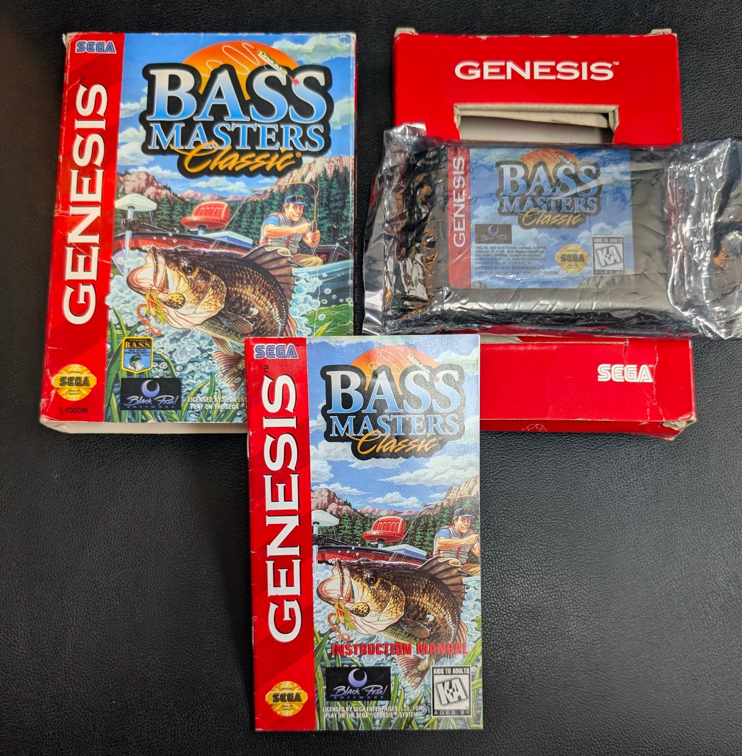 Bass Masters Classic - Boxed CIB (Sega Genesis) | 1995 | Fishing