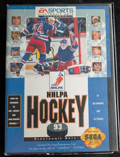 NHLPA Hockey '93 - CIB (Sega Genesis) | 1992 | Sports / Hockey