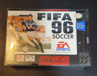 FIFA 96' SOCCER (SNES) - Super Nintendo Ent. 1996 IMMACULATE Condition - (REAL CIB)