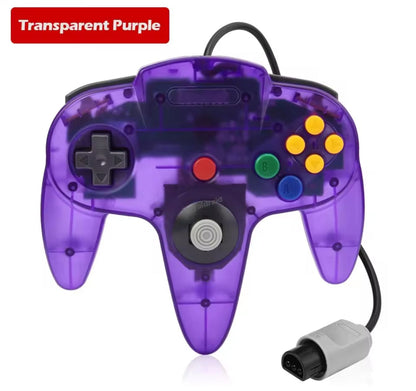 Nintendo 64 (N64) Wired Controller | Translucent Colors | Replacement Gamepad | Brand New