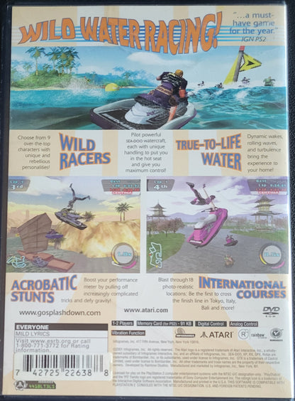 SPLASHDOWN – Sony PlayStation 2 PS2 (CIB) – Tested – Re-Sealed (2001)