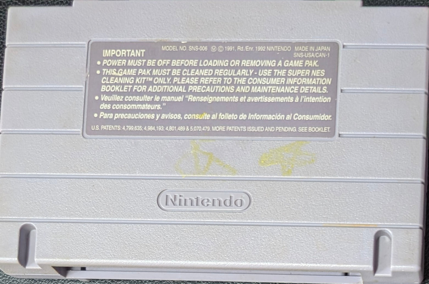 Mortal Kombat 3 - Authentic Cartridge Only (Super Nintendo) | 1995 | Fighting