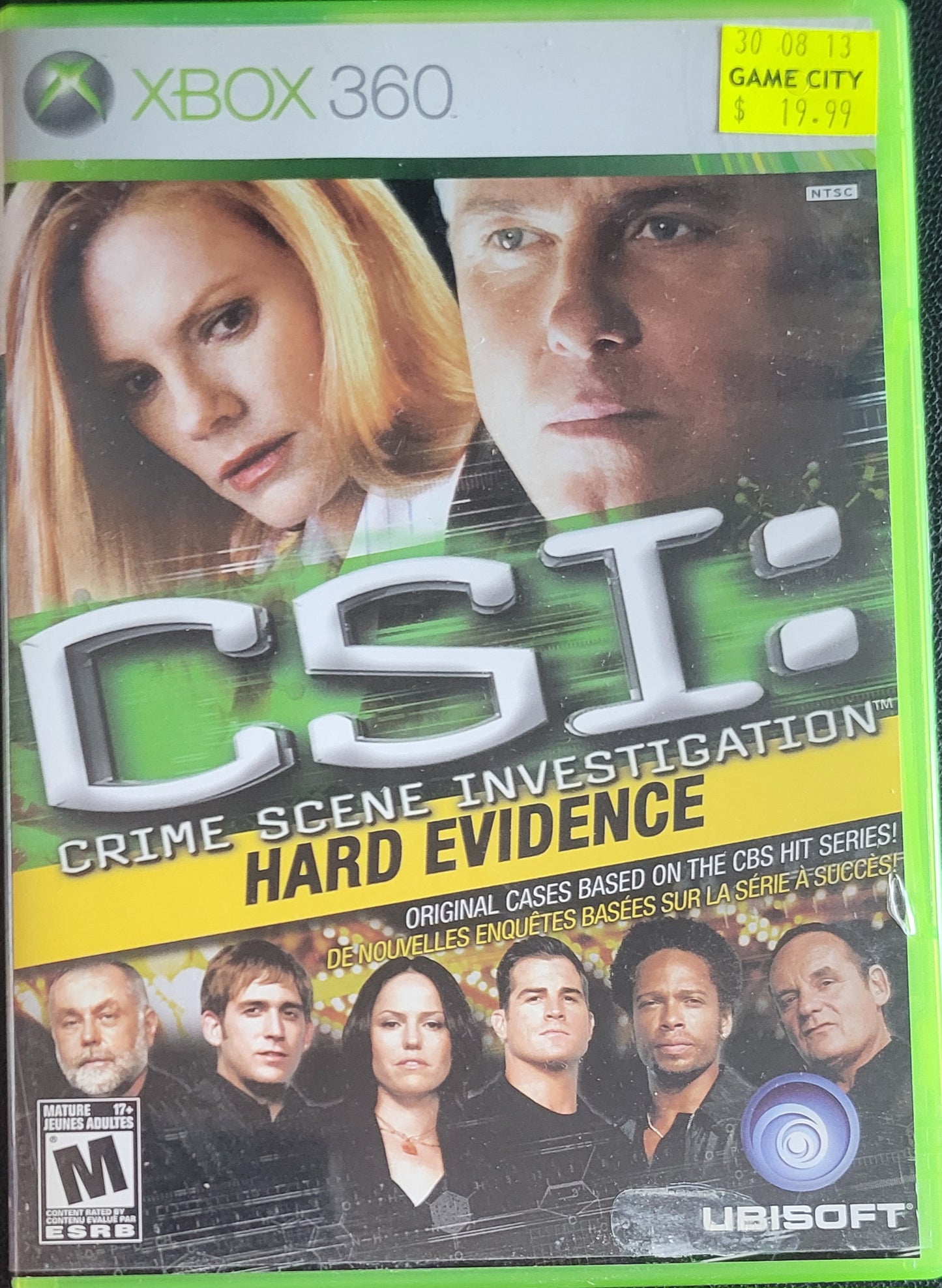 CSI: Hard Evidence – Microsoft Xbox 360 CIB – Clean Disc – RE-SEALED (2007)