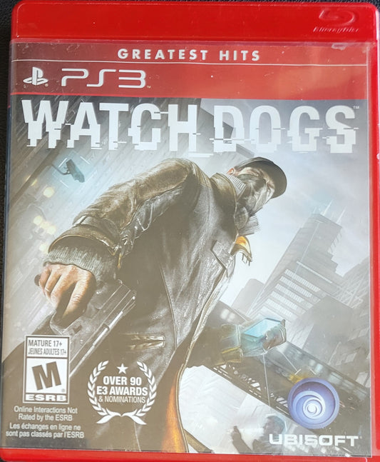 Watch Dogs Greatest Hits – Sony PlayStation 3 (PS3) | Pre-Owned, Tested & in Great Condition