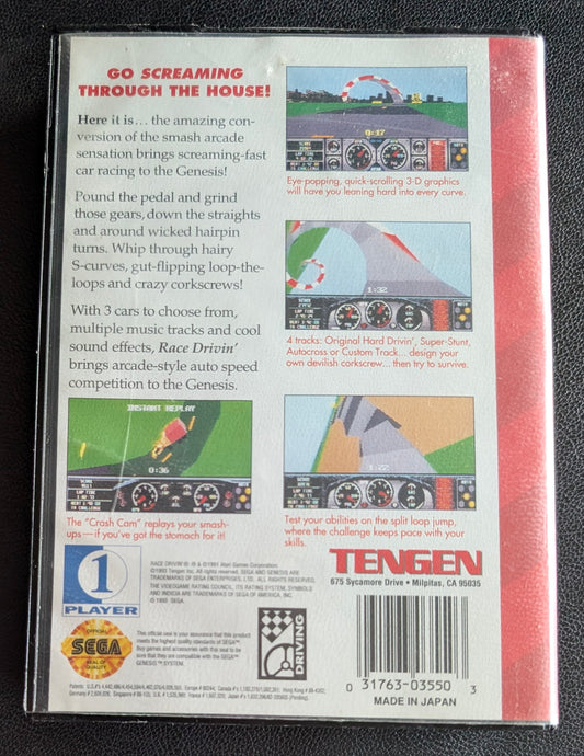 Race Drivin’ - Boxed CIB (Sega Genesis) | 1990 | Racing / Driving