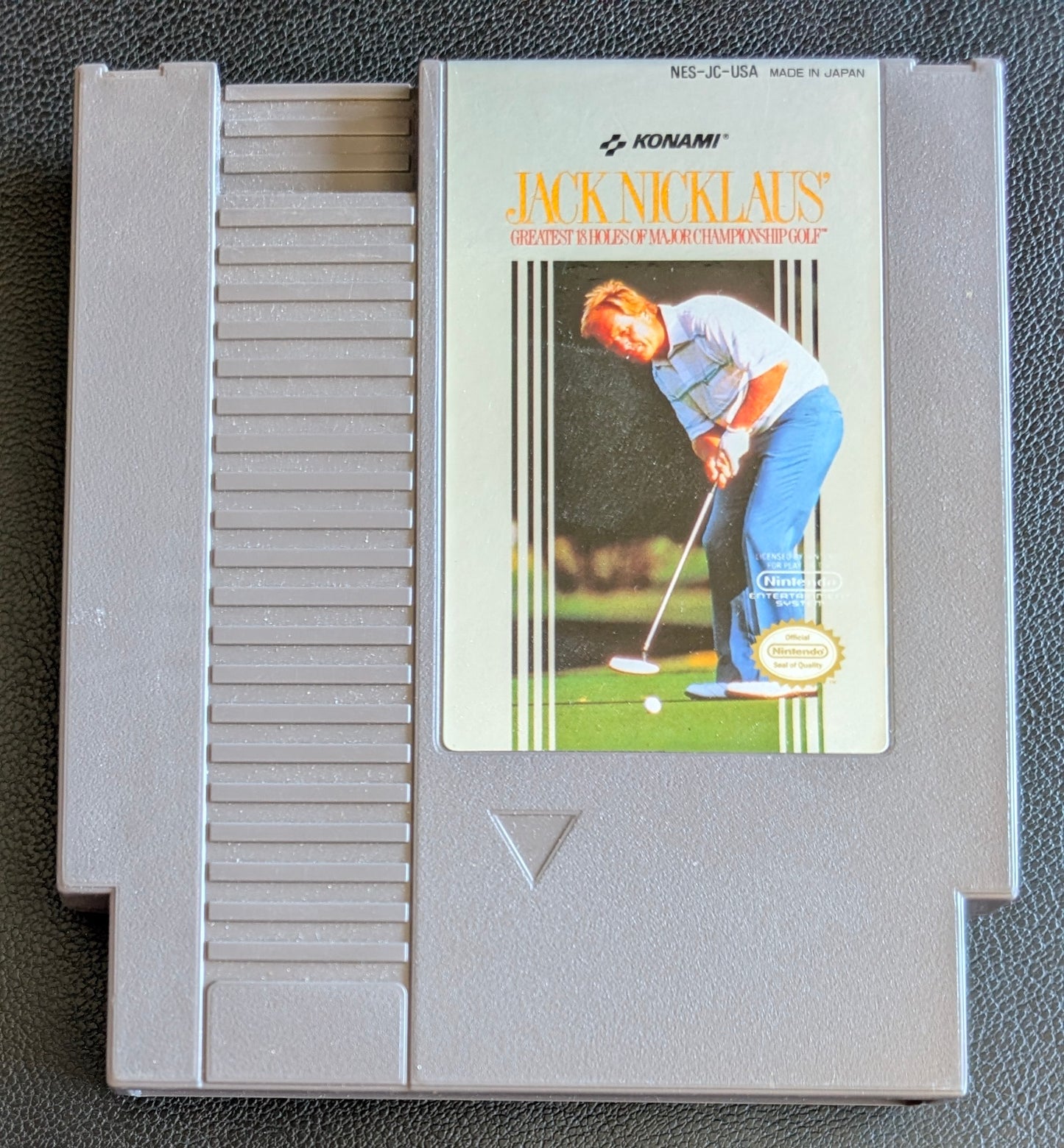 Jack Nicklaus' Greatest 18 Holes of Major Championship Golf (1990) - Nintendo NES | Authentic | Cleaned & Tested + Protection Sleeve