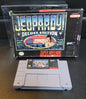 Jeopardy Deluxe Edition (SNES) - Super Nintendo Ent. Great Condition - CWB Box + Protector