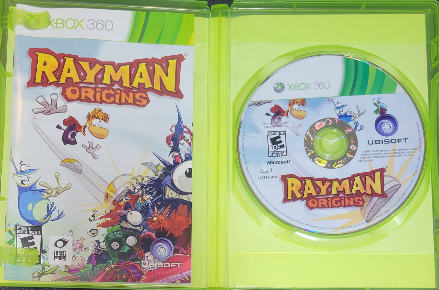 Rayman Origins – Microsoft Xbox 360 CIB – Clean Disc – RE-SEALED (2011)