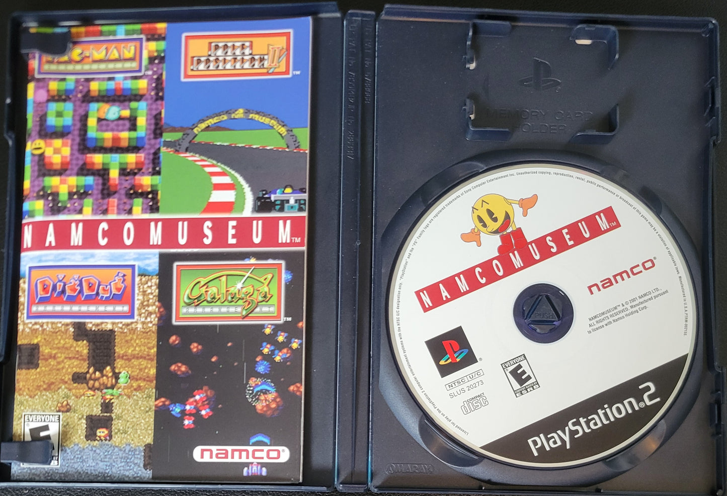 RARE Namco Museum Early Release Purple CD ROM Edition - Sony PlayStation 2 PS2 (CIB) Pre-Owned Tested & Working Great Shape!